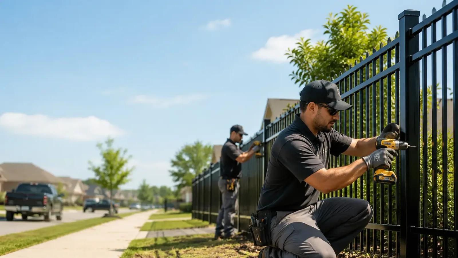 Metal Fence Installation in Herod, IL